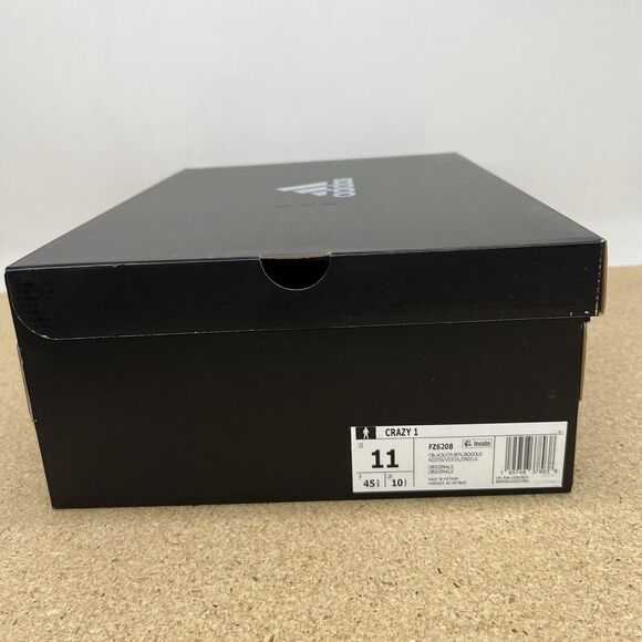 NEW sz 11 Adidas Crazy 1 'Lakers Away' Basketball Shoes Mens FZ6208 - Picture 2 of 12